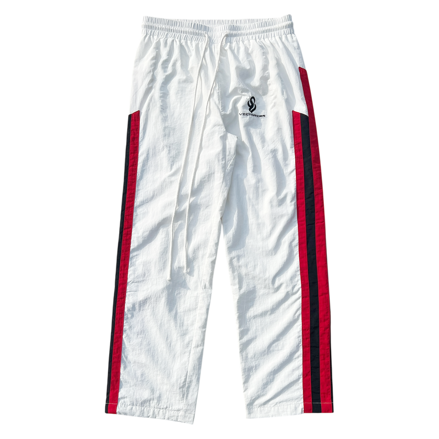 Dynasty Logo Nylon Pants in White