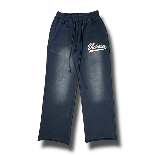 Victories Chenille Sweats in Washed Black