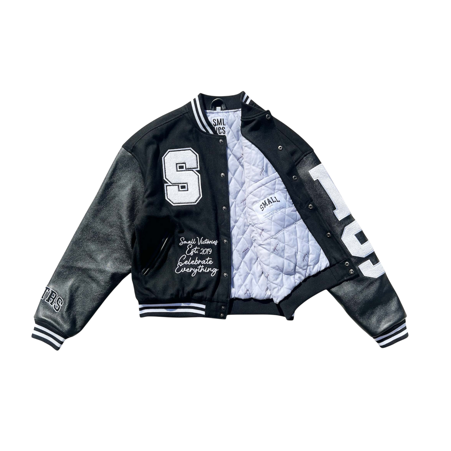 AWNL Varsity Jacket in Black